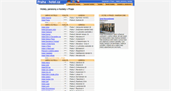 Desktop Screenshot of praha-hotel.cz